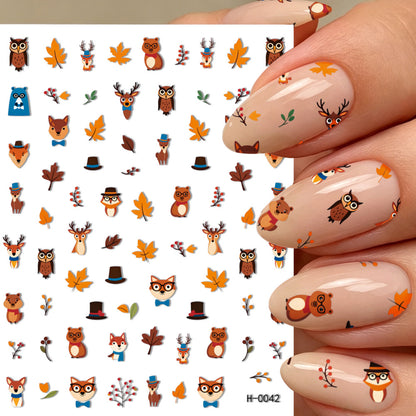 Niedliche Hunde-Themen-Nagelkunst-Sticker