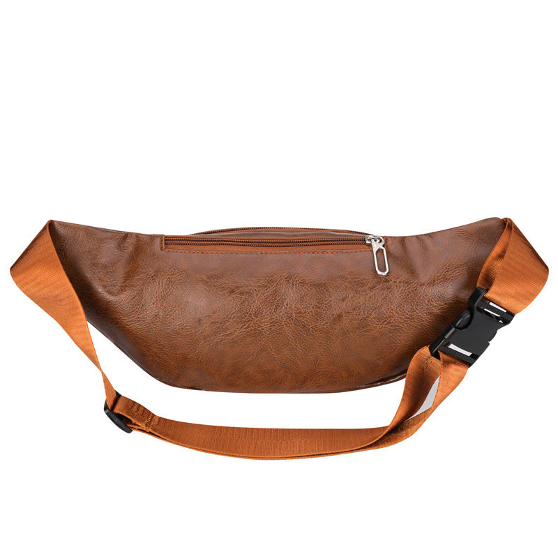 Lässige Leder Taille Tasche