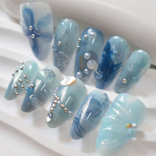 Dekoratives Themen Press-On Nagelkunst Set Brehn