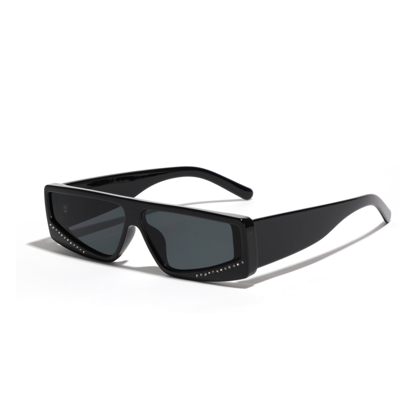 Damen oversized Sonnenbrille mit futuristischer Form und stylischen Verzierungen Brehn