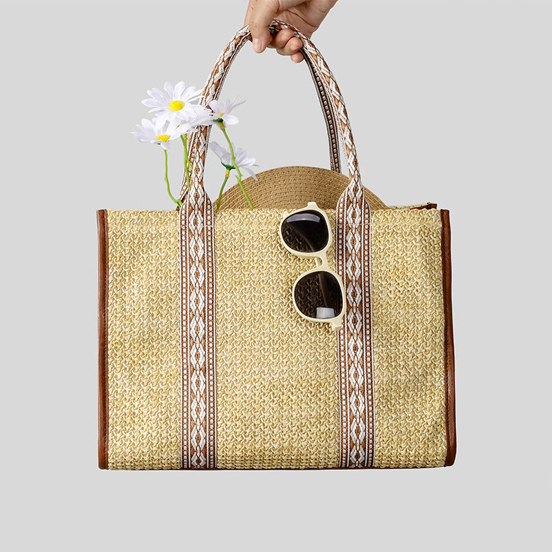 Handgewebte Strandtasche