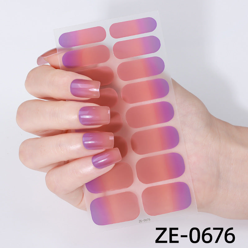 Gradient Gel Nagel Wraps