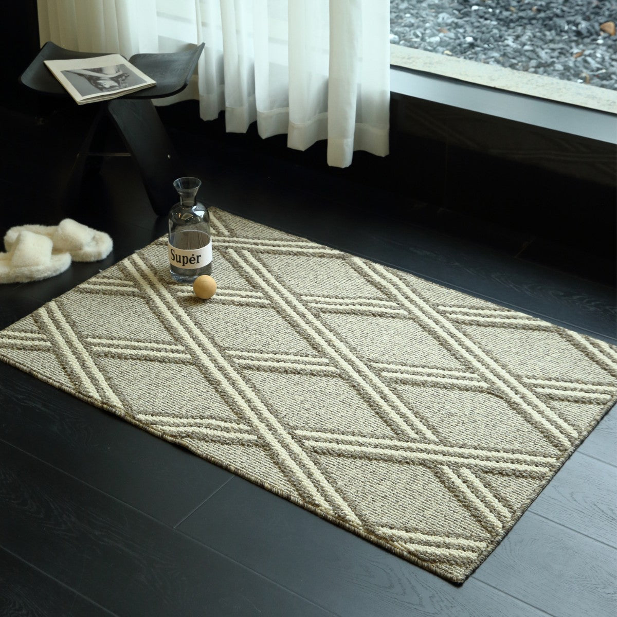 Geometrischer Druck Innenbereich Teppich