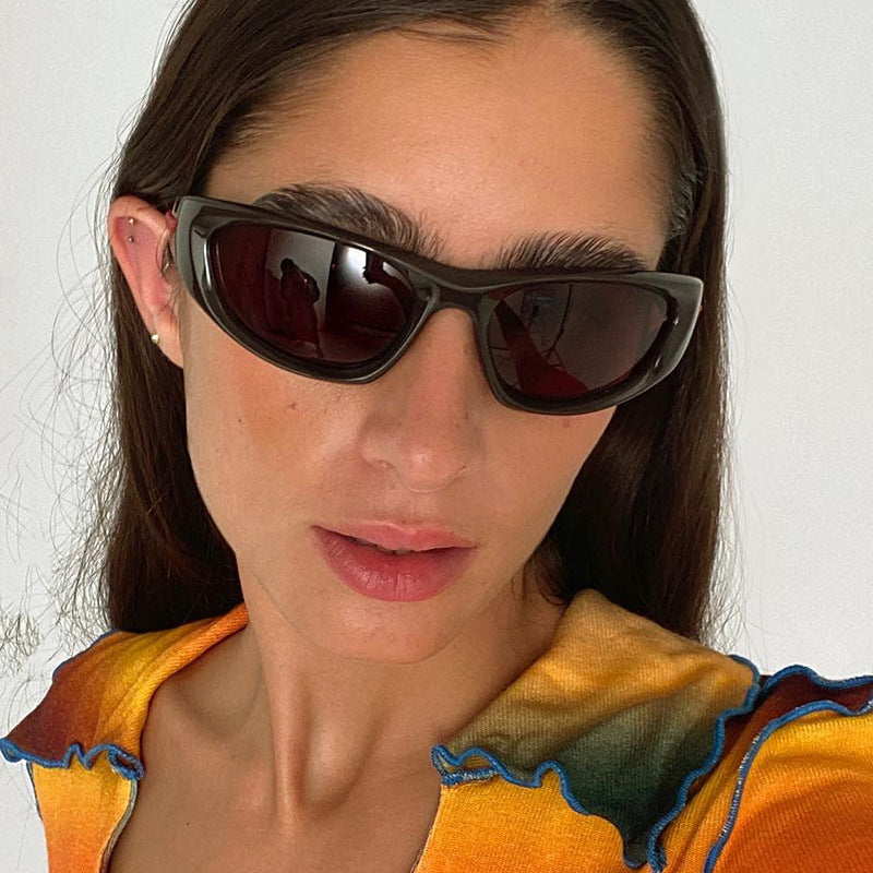 Damen sportliche Sonnenbrille mit rutschfestem Design Brehn