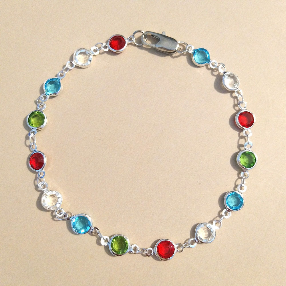 Multi-Color Edelsteinarmband Brehn