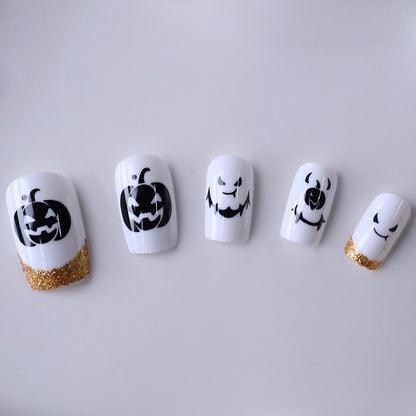 Halloween-Themen Dekorative Nagelverzierungen Brehn