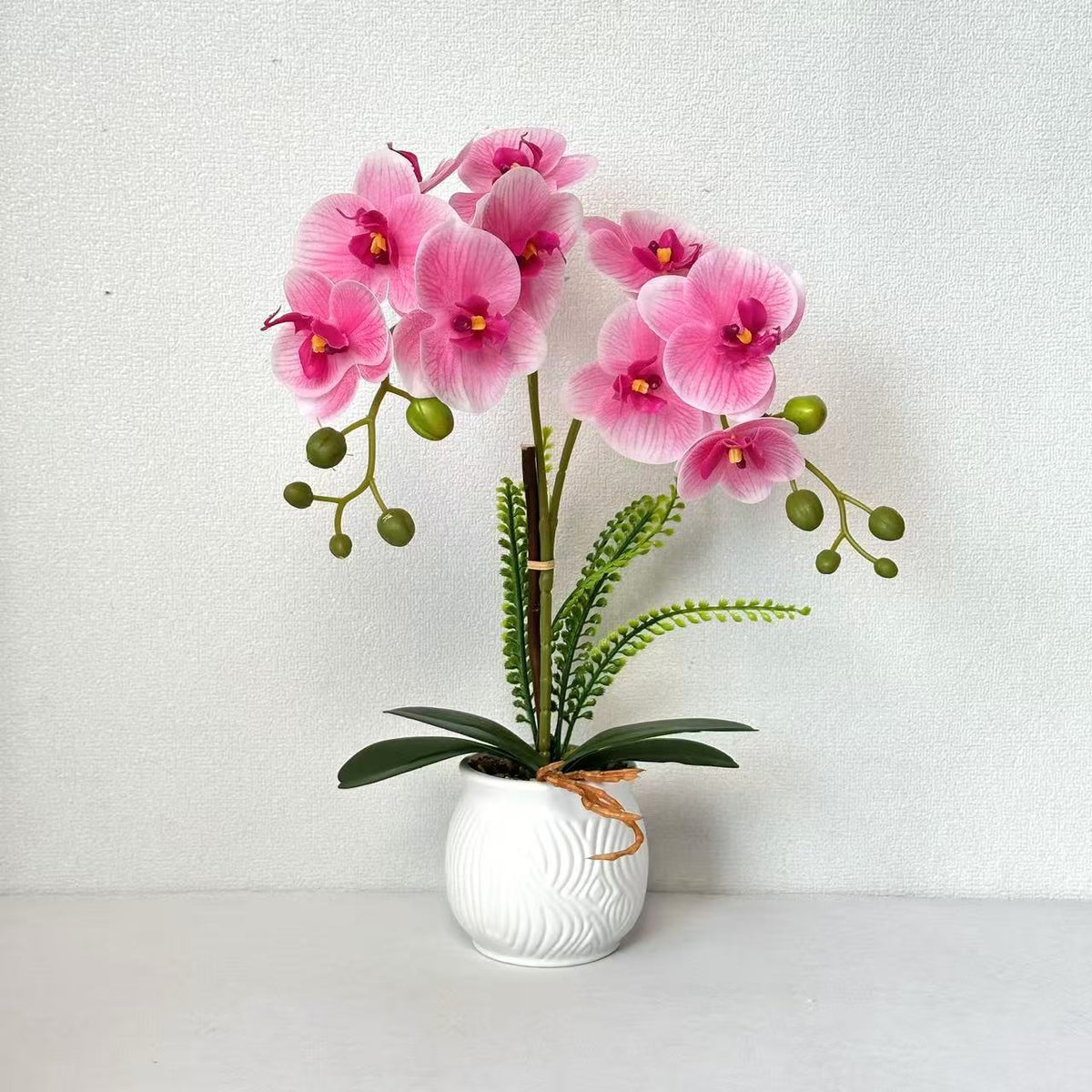 Elegante Künstliche Orchideenpflanzenanordnung für die Wohnraumdekoration