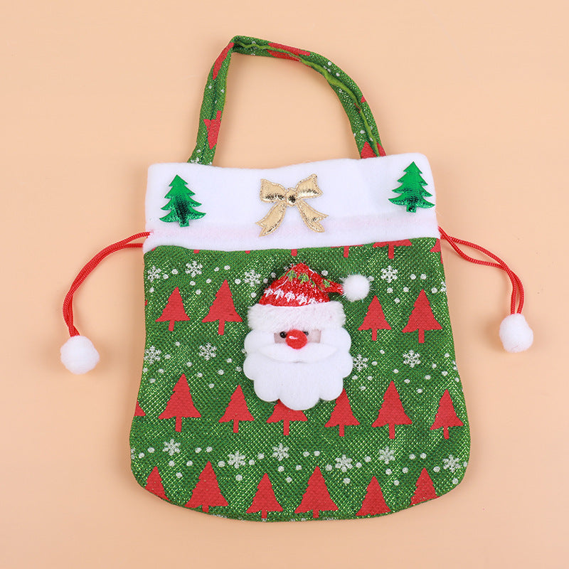 Niedlicher Weihnachtsgnom mit Geschenkesack Brehn