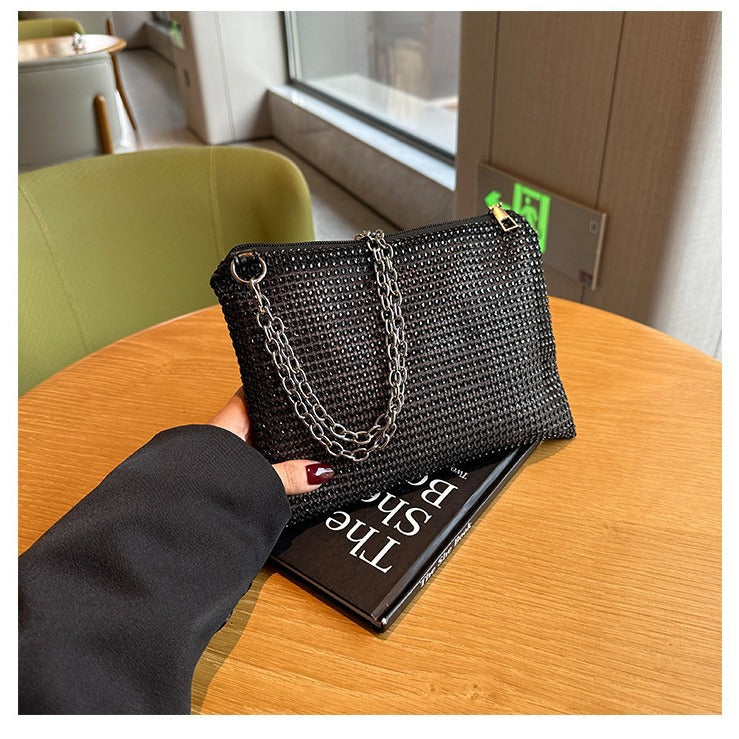 Elegante Perlenbesetzte Abend-Clutch