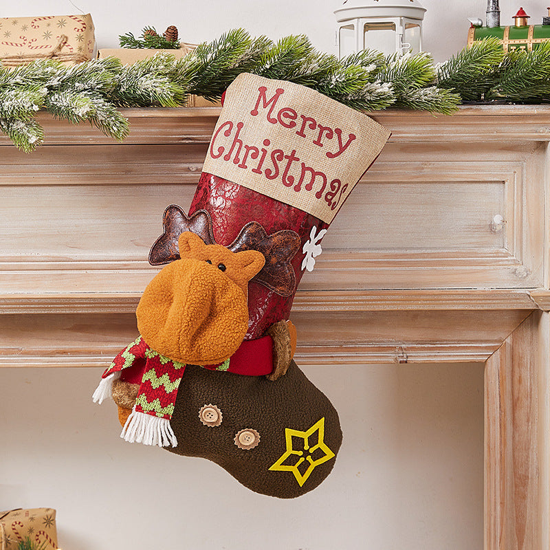 Festlicher Weihnachtsstrumpf Brehn