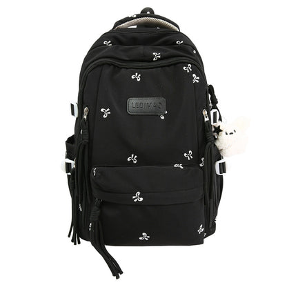 Lässiger bestickter Schulrucksack Brehn
