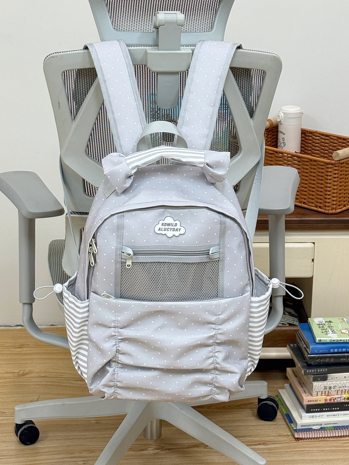 Spaßiger und stylischer Wunschpunkt-Schulrucksack