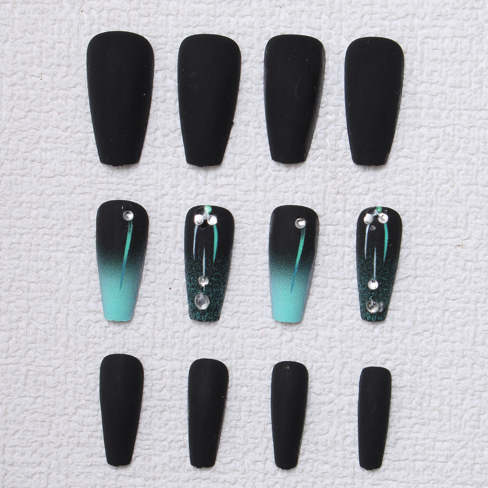 Matte Ombre Press-On Nageldesign Brehn