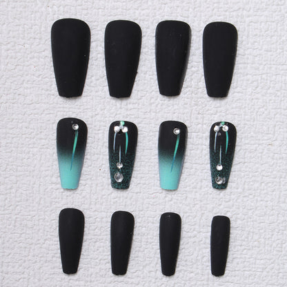 Matte Ombre Press-On Nageldesign Brehn