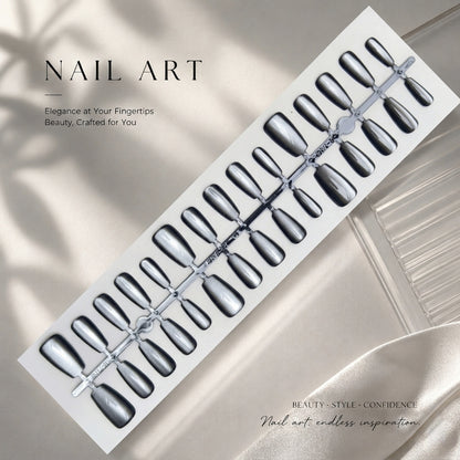 Elegantes Nagelkunst Press-On Set