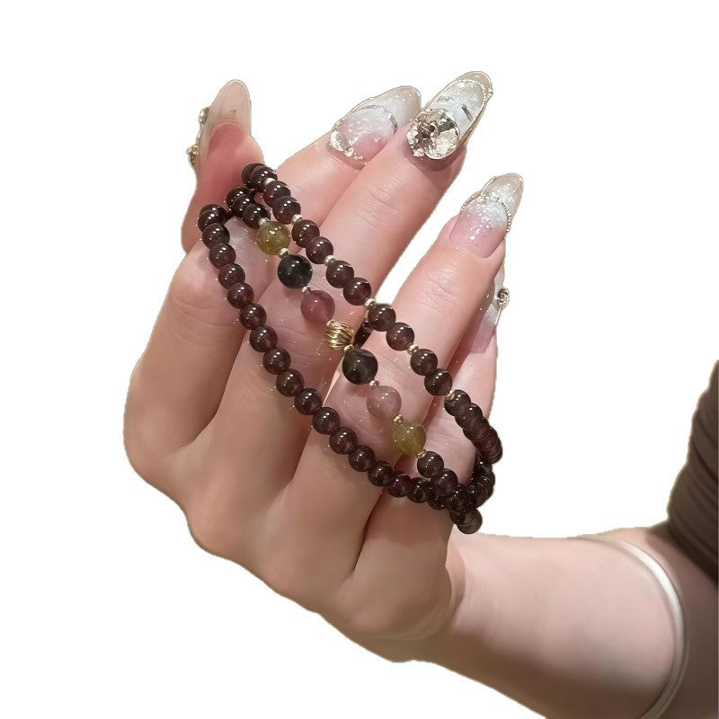 Natürliche Stein Perlenarmband Brehn