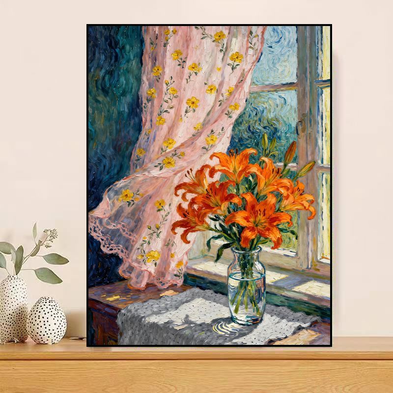 Vintage Floral Leinwand Druck Brehn