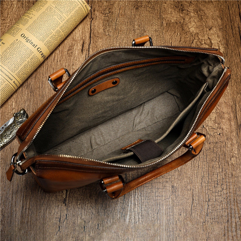 Elegante Aktentasche mit Herausnehmbaren Laptop-Fach Brehn