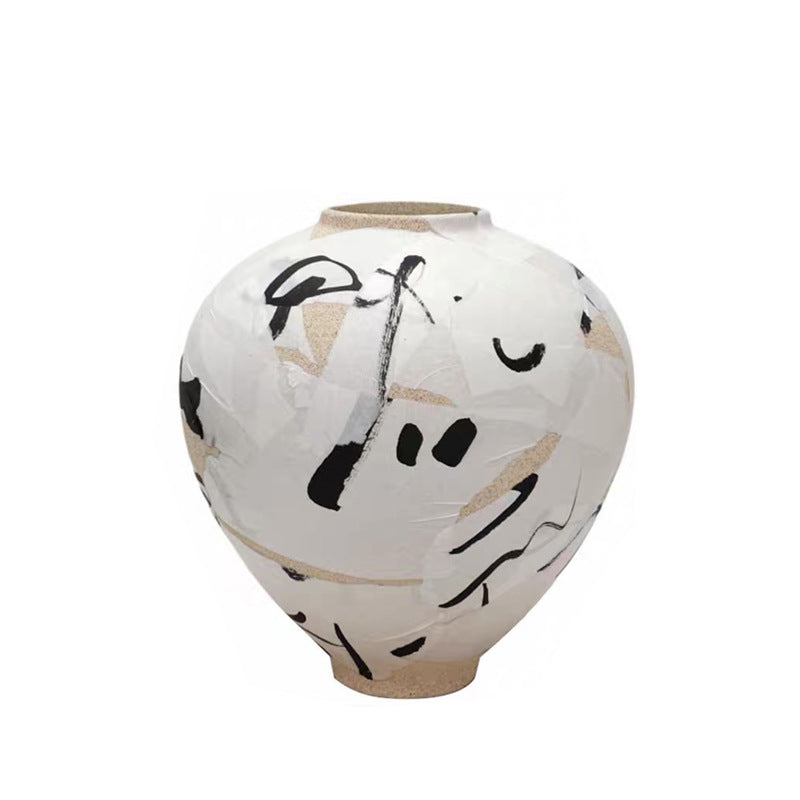 Zeitgenössische dekorative goldene Globusvase
