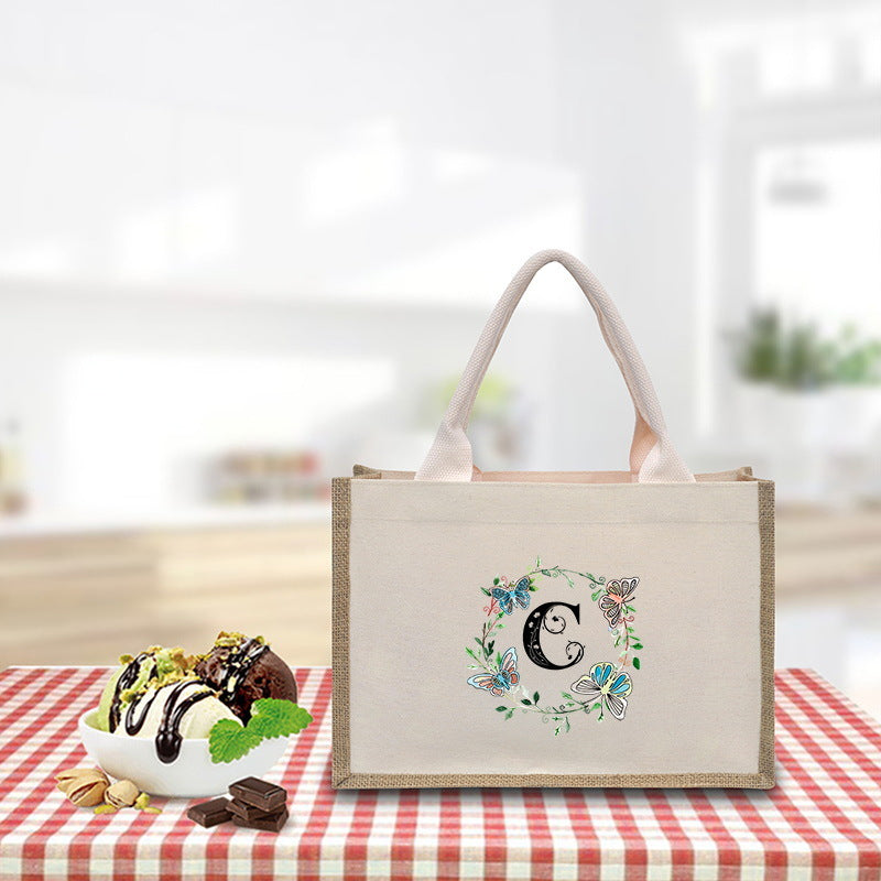 Geräumige Jutetasche mit Verstärkten Griffen Brehn