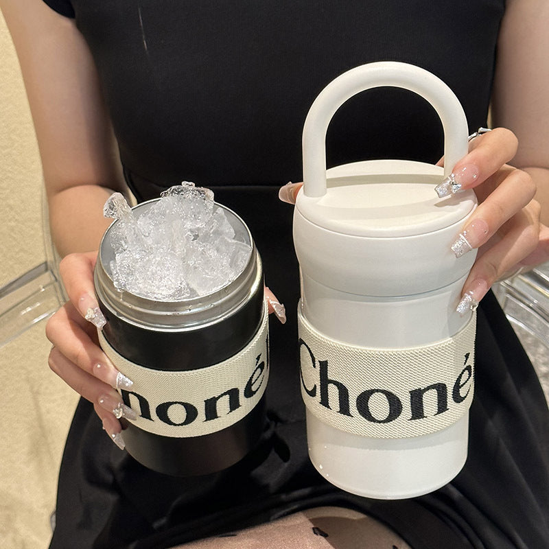 Damen Multifunktionale Thermotasse mit praktischem Tragegriff Brehn