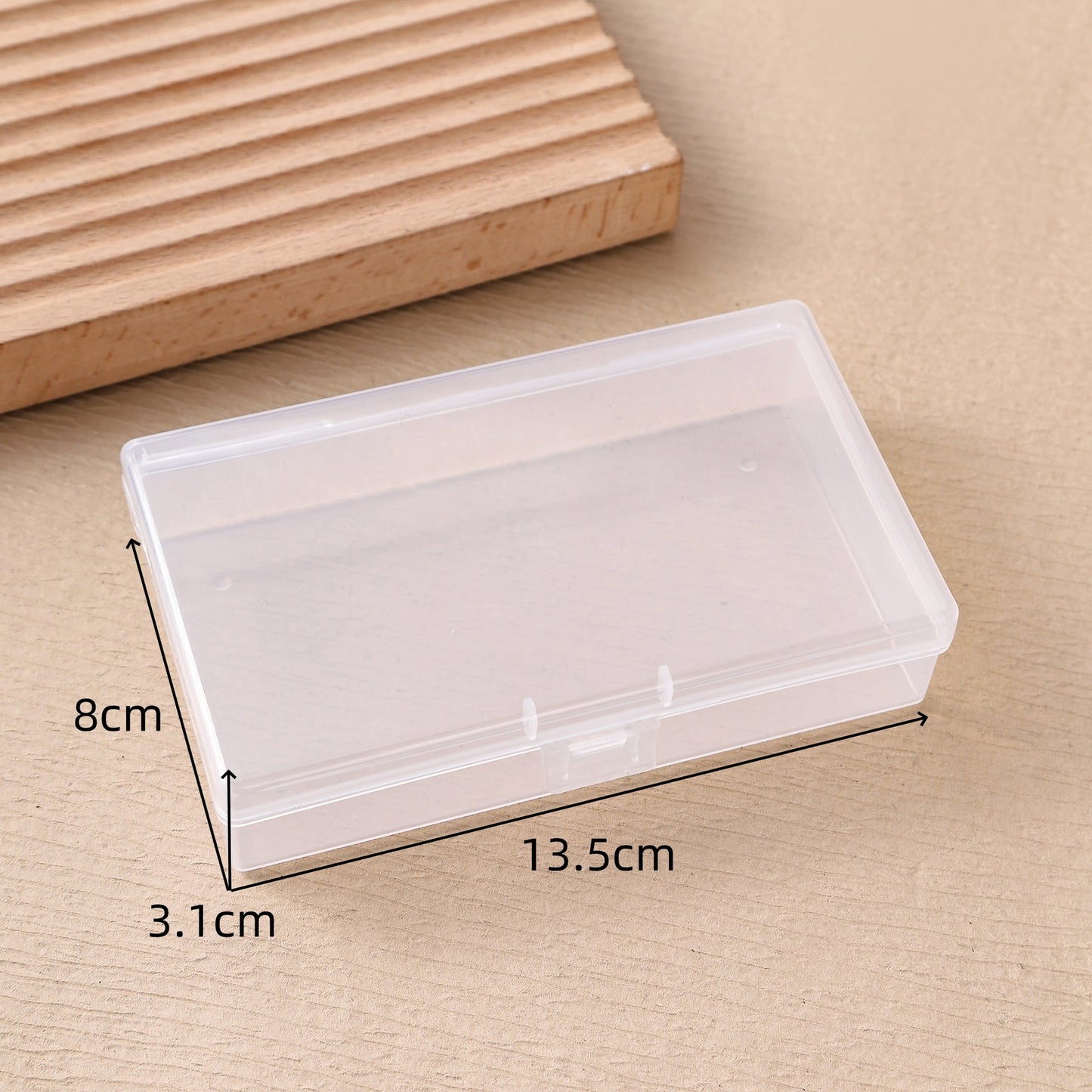 Kompakte transparente Organizer Aufbewahrungsbox Brehn