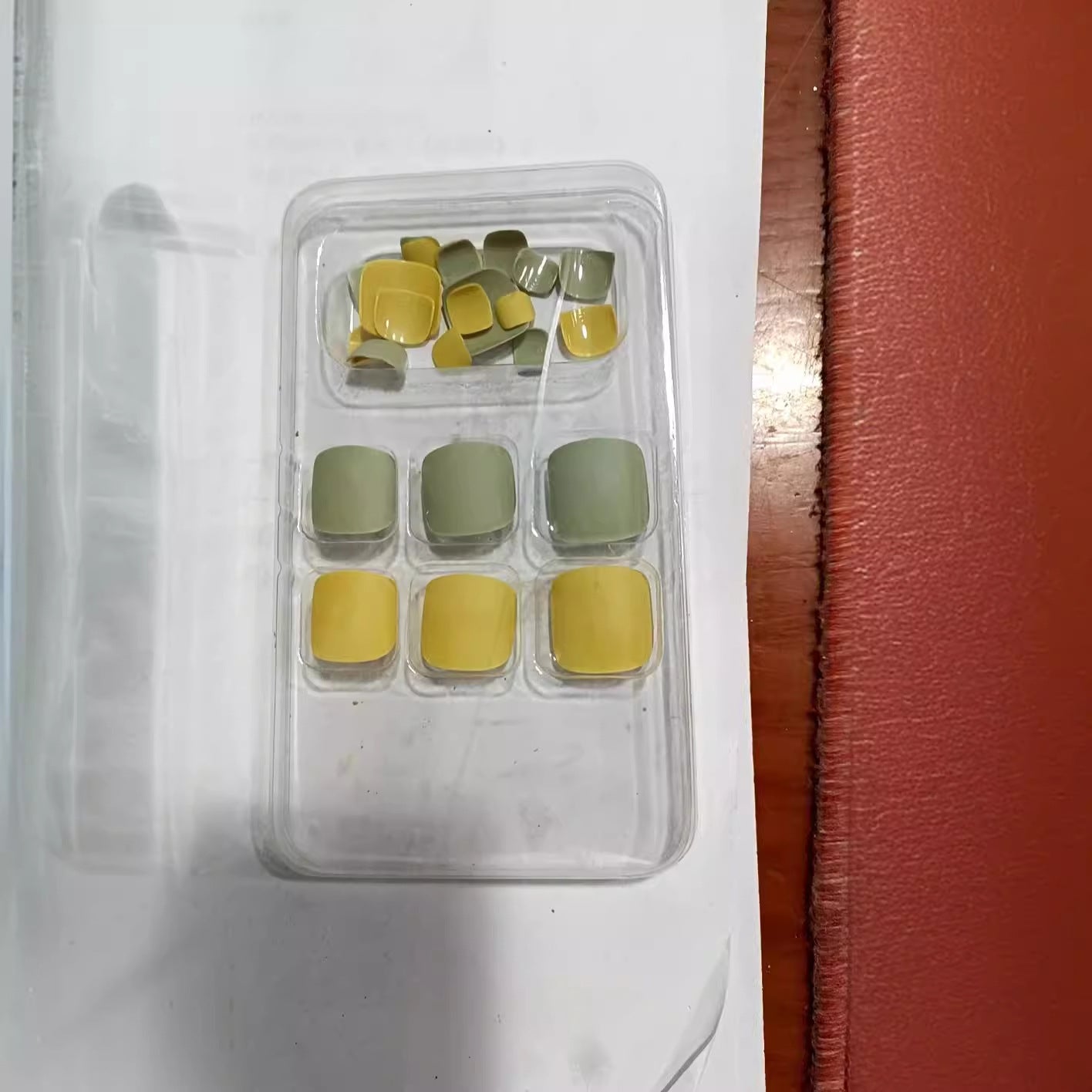 Matte Finish Press-On Nail Tips Set Brehn