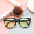 Damen modische Oversized-Sonnenbrille mit verspiegelten Gläsern Brehn