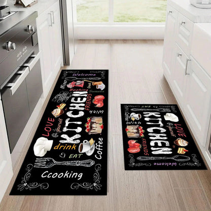 Küchen-Themen-Läufermatte