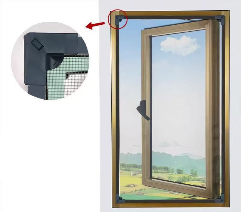 Verstellbare Fensterinsektenbarriere Brehn