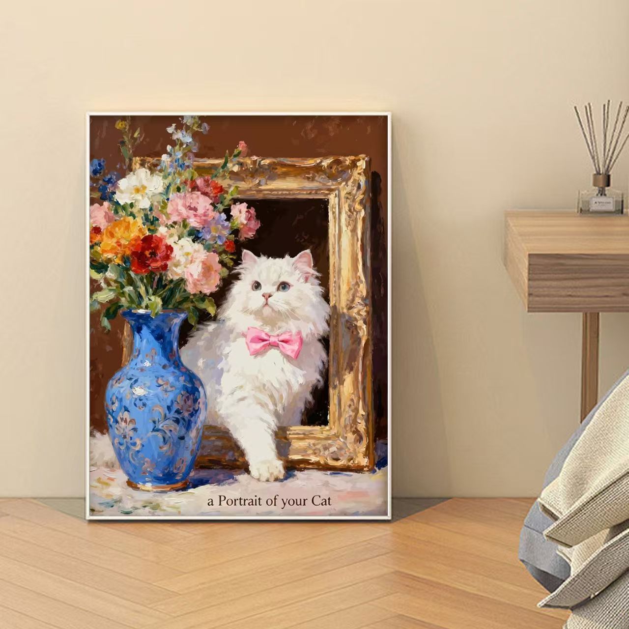 Dekorative katzenmotivierte Kunstdruck Brehn