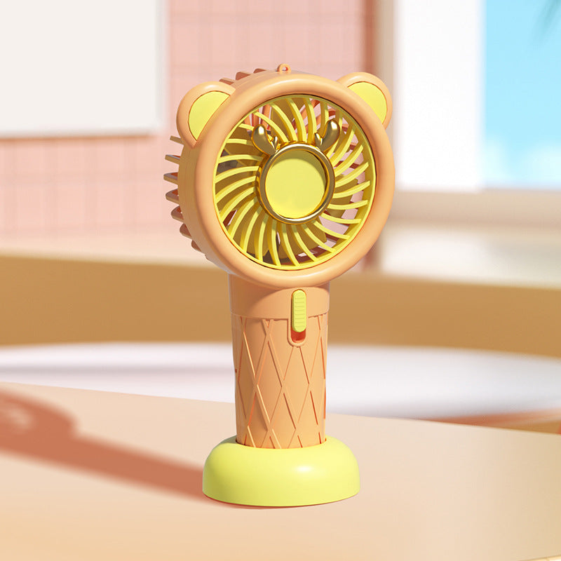 Damen Tragbarer Mini-Kühler Ventilator im Tiermotiv Brehn