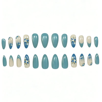 Floral Acryl-Nail-Enhancements Brehn