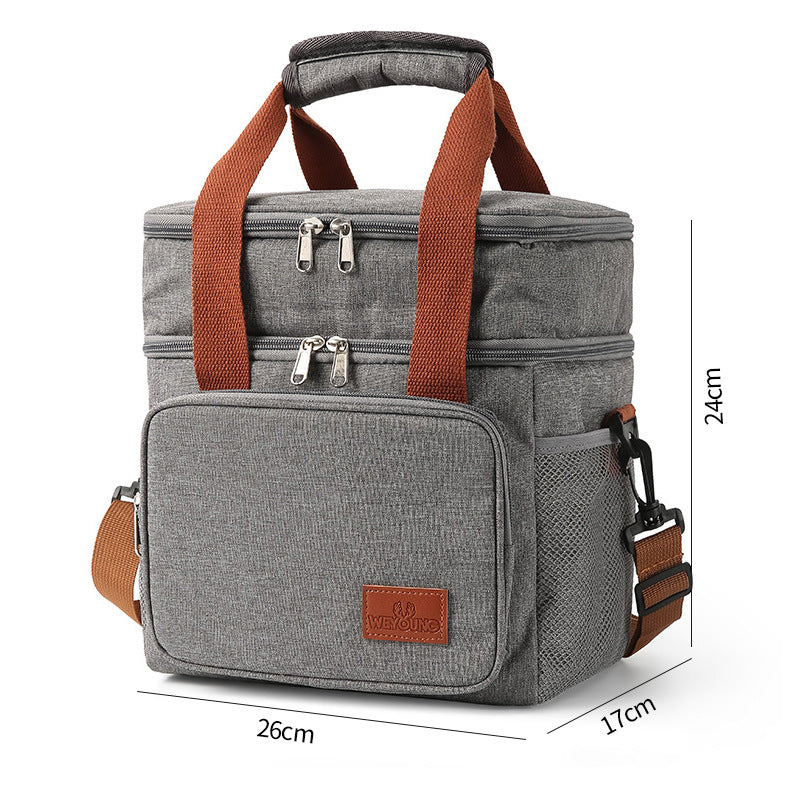 Damen isolierte Picknick-Tasche mit multifunktionalen Fächern Brehn