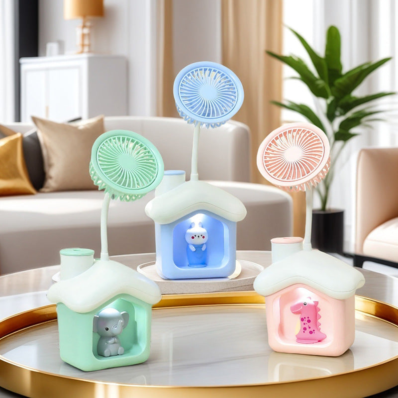 Frauen Tragbarer Mini Ventilator im niedlichen Bären Design Brehn