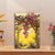 Blumengemustertes Leinwand-Wandkunst Brehn