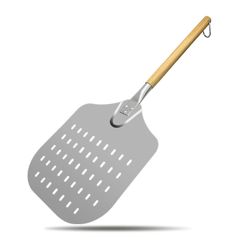 perforierte lange Holzgriff Pizza Schaufel Paddle Brehn