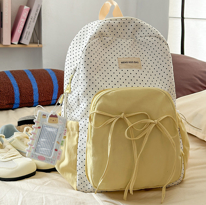 Minimalistische Punkteschule Rucksack