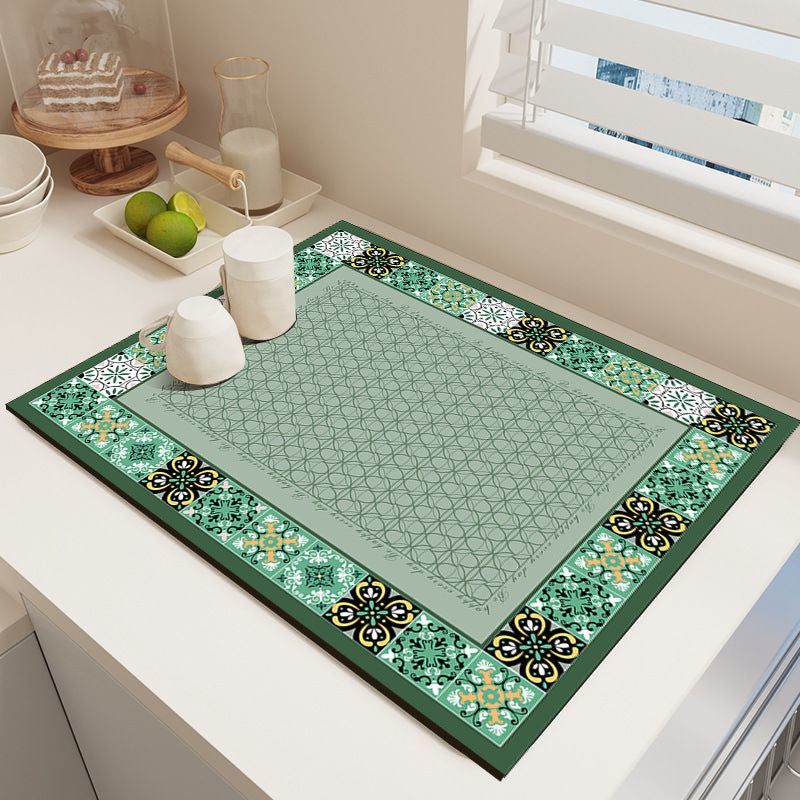 Elegante Mosaikmuster Küchenmatte Brehn