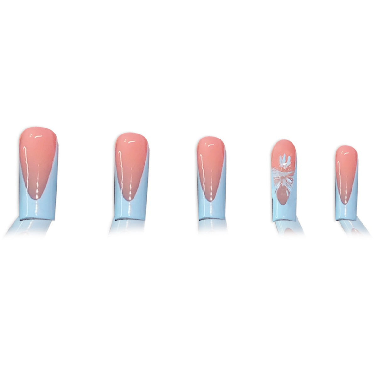 Künstlerisches Press-On Nageldesign Brehn