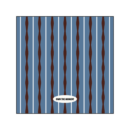 Wavy-Stripe Rectangular Tablecloth with Soft-Touch Polyester, Anti-Wrinkle & Stain-Resistant Finish