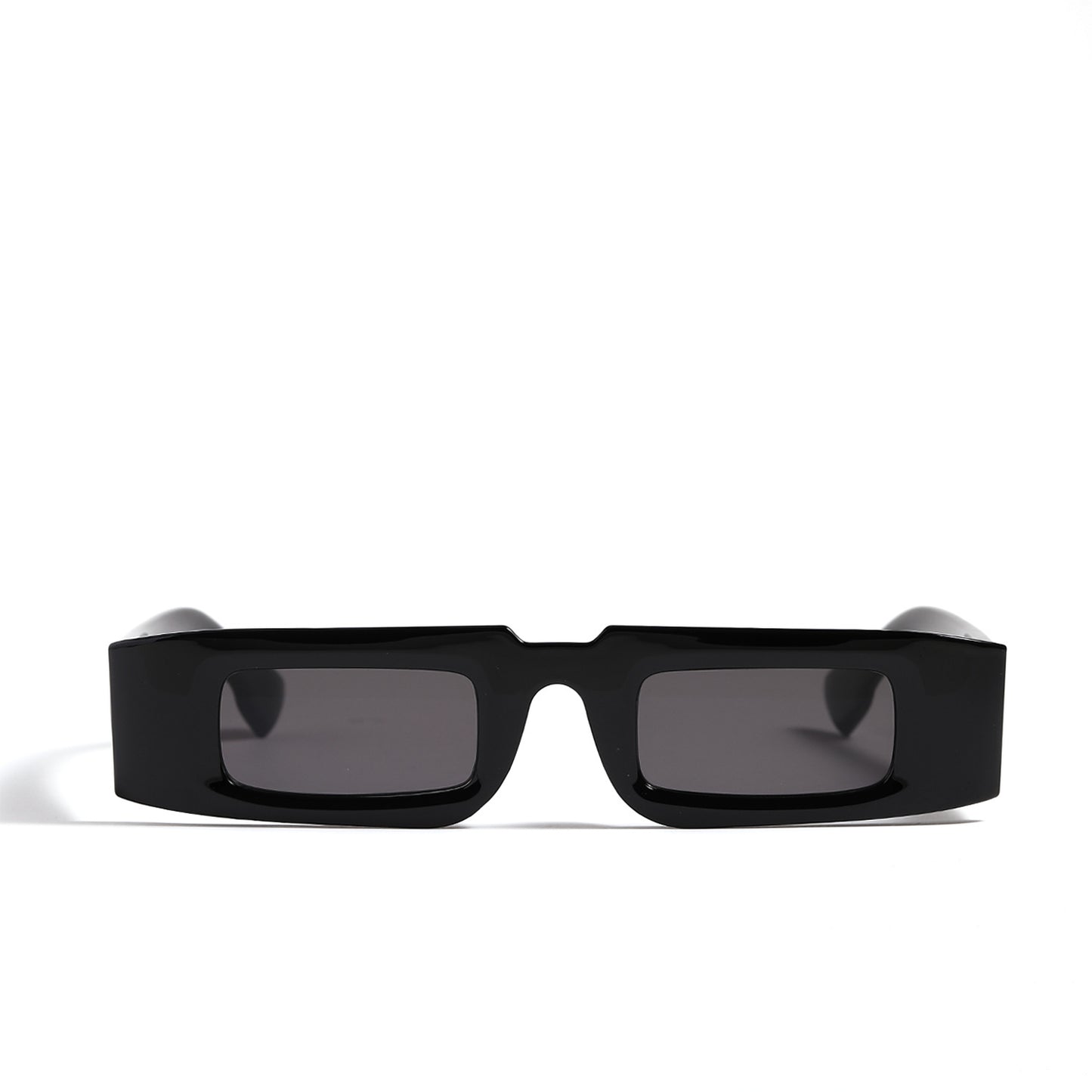 Damen modische geometrische Sonnenbrille mit transparentem Rahmen und polarisierenden Gläsern Brehn