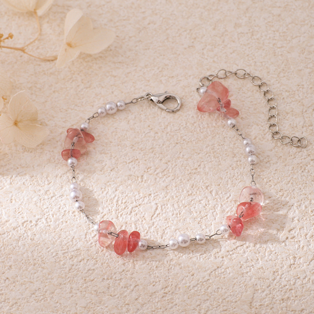 Chic Perlen- und Edelsteinarmband Brehn