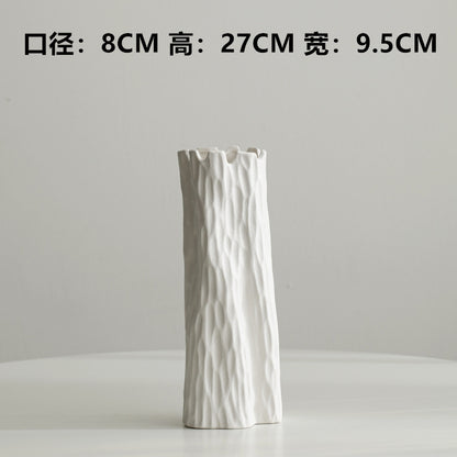 Dekorative Keramische Blumenfigur