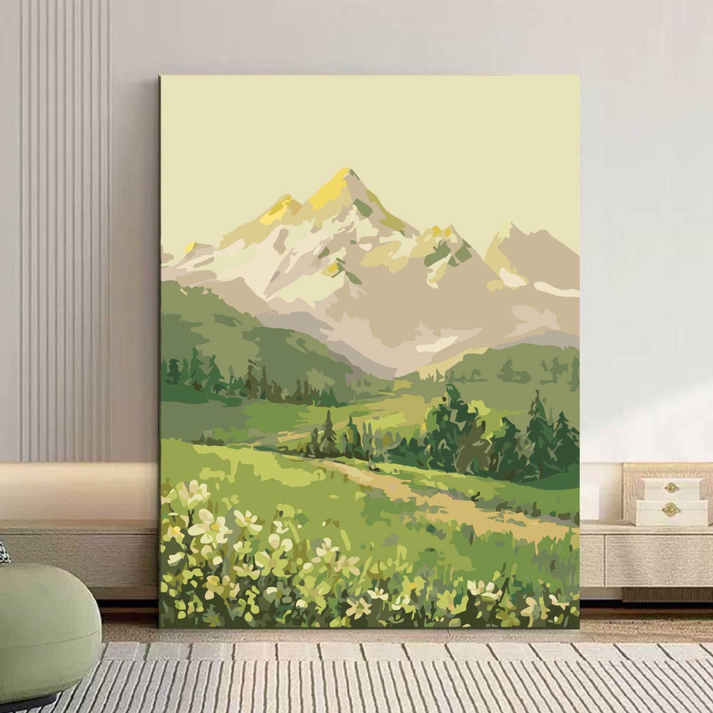 Szenische Berglandschaft Leinwand Kunst Brehn 1785768018