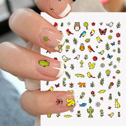 Niedliche Hunde-Themen-Nagelkunst-Sticker