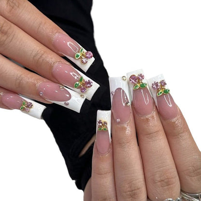 Floral Design Acryl Nagelkunst