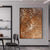 Abstract Metallic Wandkunst