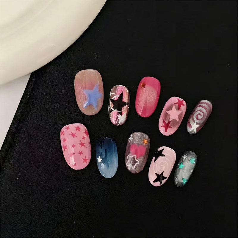 Künstlerisches Ombre Glitter Nagelkunst Set Brehn