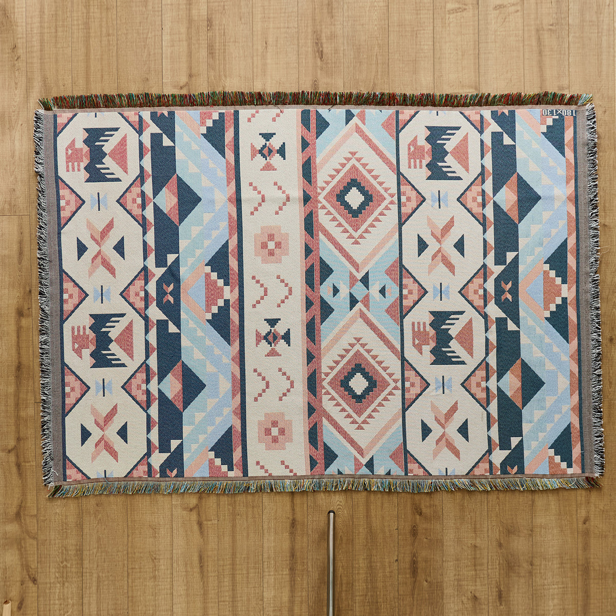 Vintage-Style Dekorative Jacquard-Wurfdecke